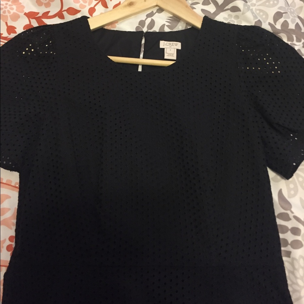 Black J crew dress