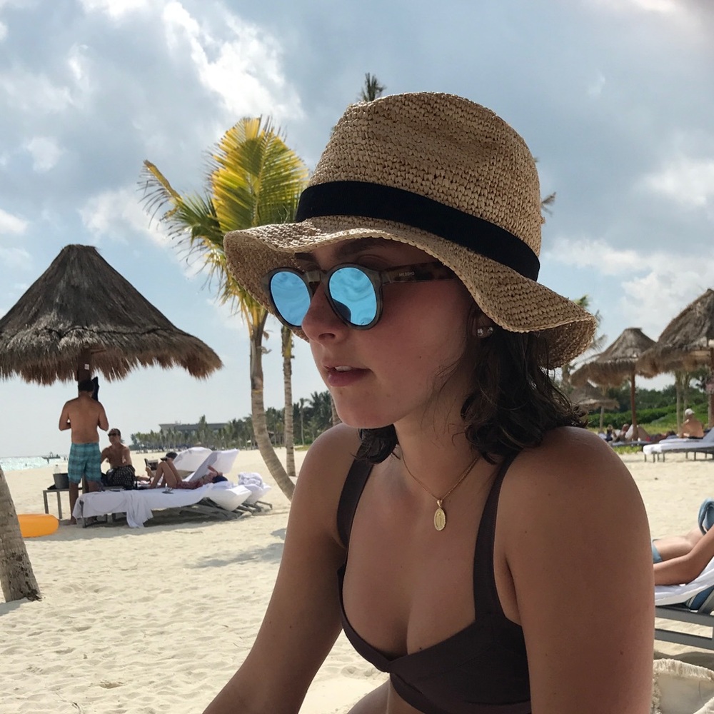 JCrew Packable straw hat