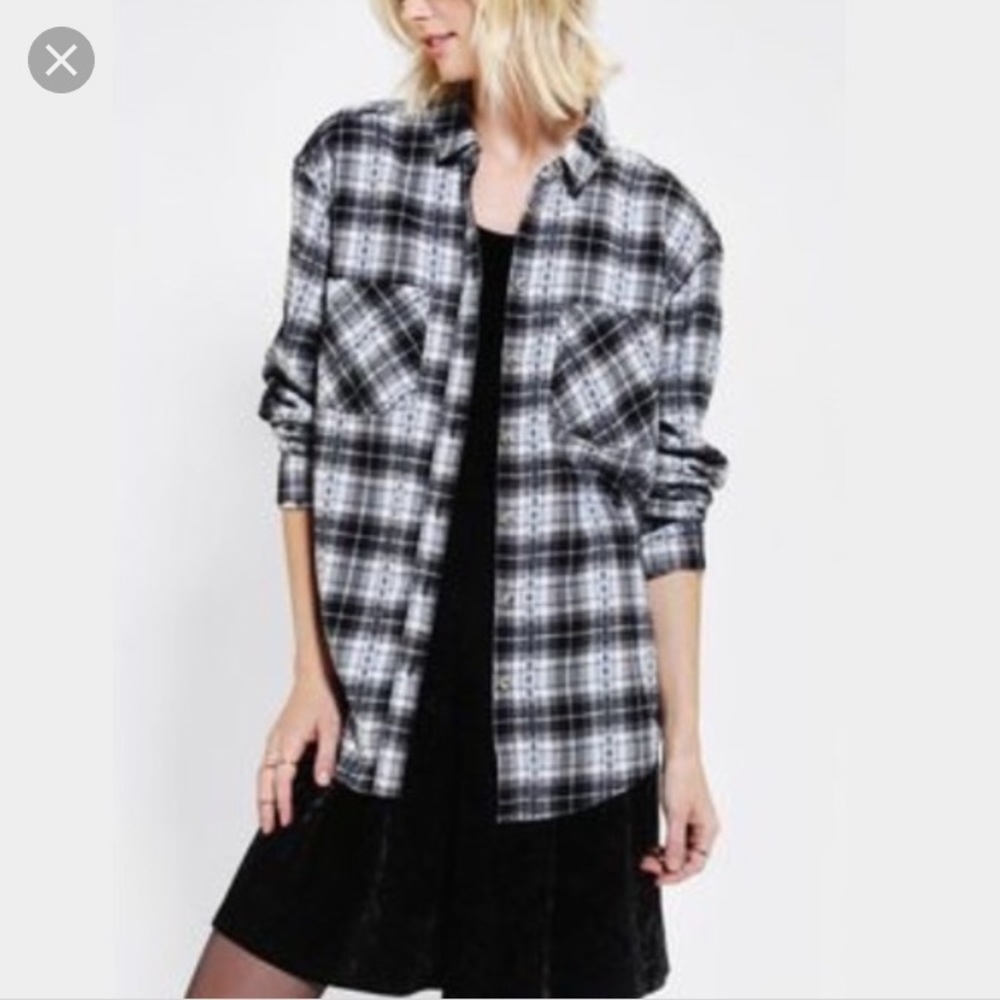 Black and white flannel never worn