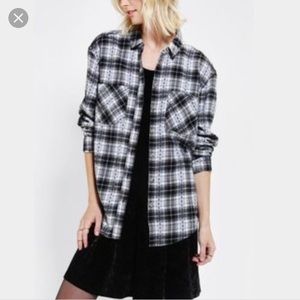 Black and white flannel never worn