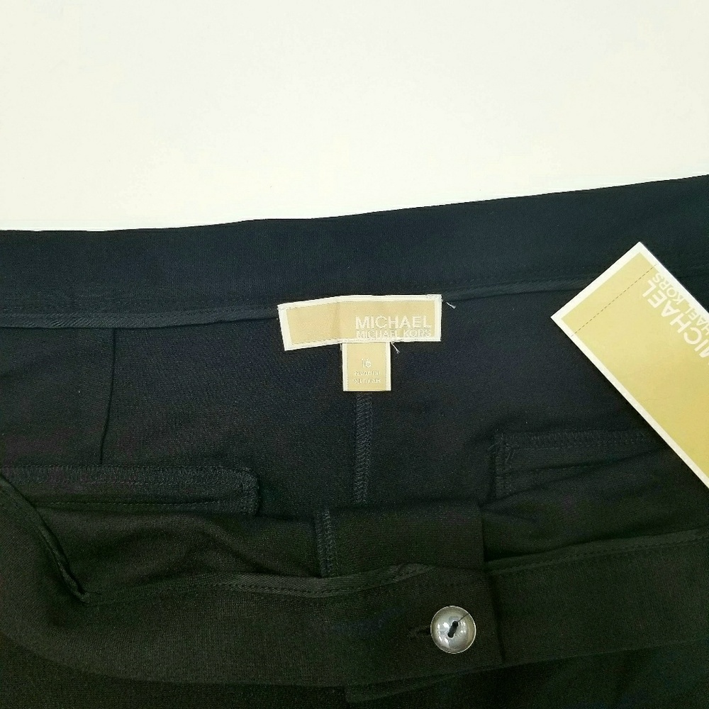 MICHAEL Michael Kors Velvet-Stripe Skinny Pants - Picture 3 of 4