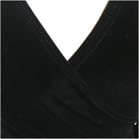 💥HOTSALE💥Velvet LBD Wraparound Dress Sold - Picture 5 of 7