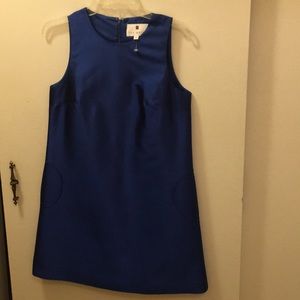 Sleeveless blue party dress