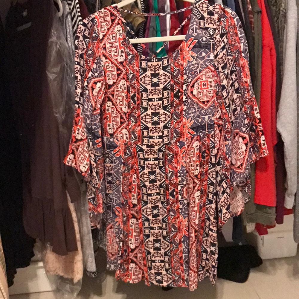 Tribal print dress