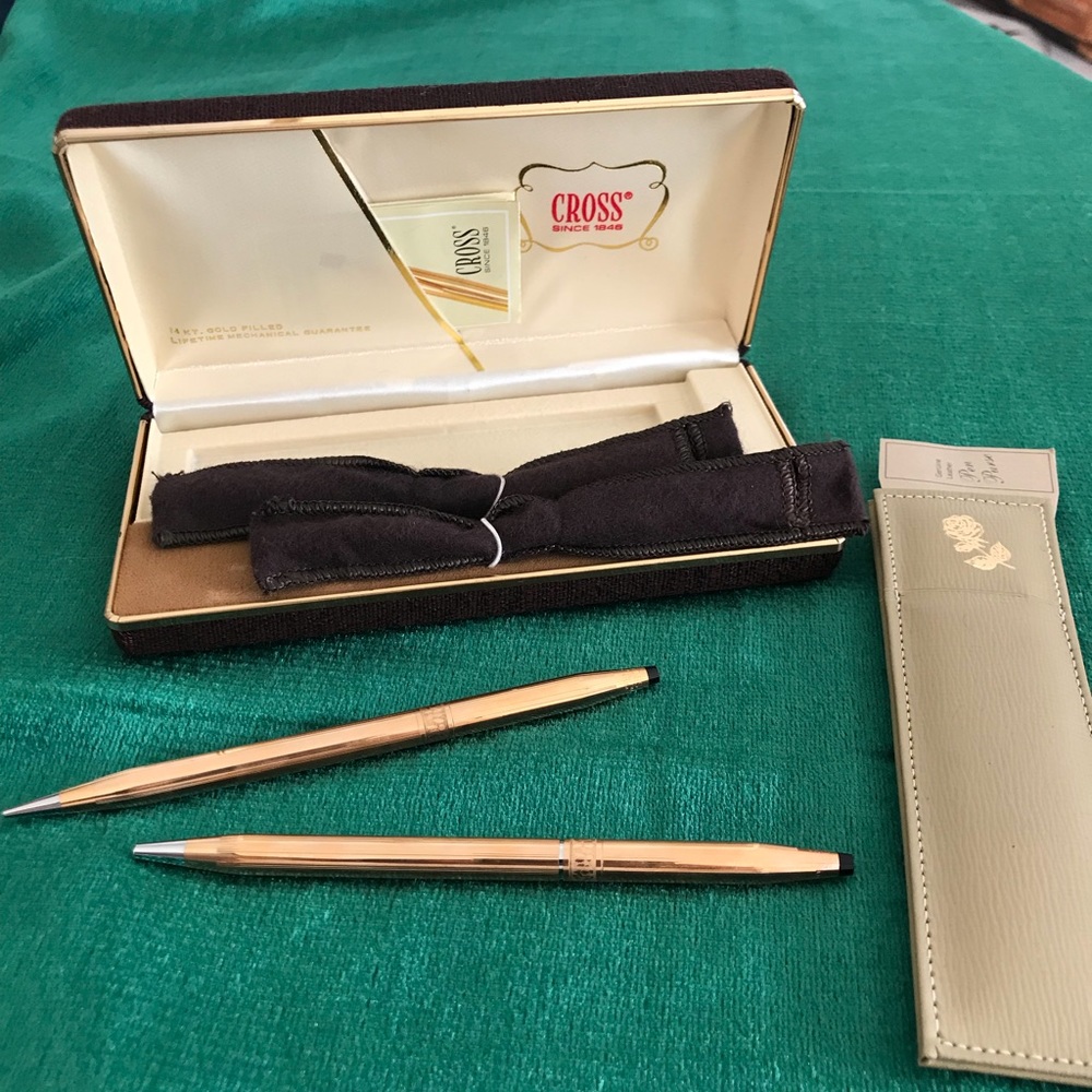 Antique cross pen/pencil set.
