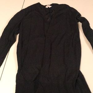 Black sheer cardigan