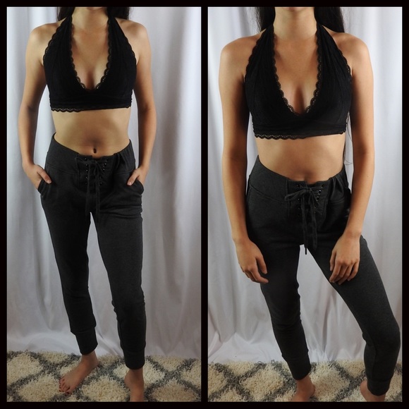 CLEARANCE-FIRM‼️Lace up Joggers - Picture 4 of 6