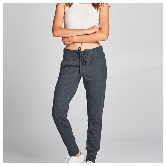 CLEARANCE-FIRM‼️Lace up Joggers - Picture 6 of 6