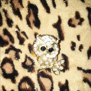 Gold Owl Ring