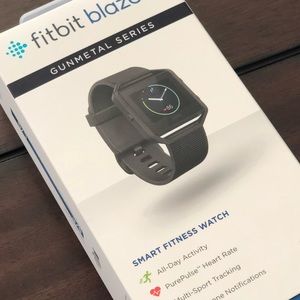 Fitbit Blaze - small - gunmetal series