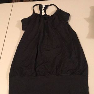 Lulu mesh tank with built in bra