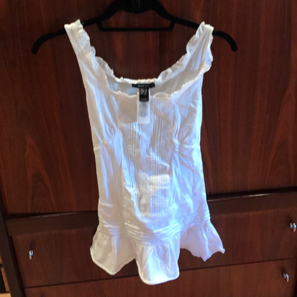 Mango white tank
