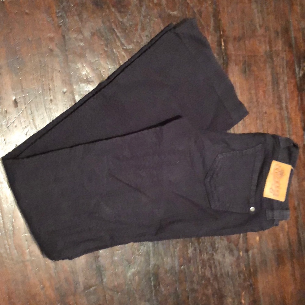 Sucker black sear sucker pants size 27