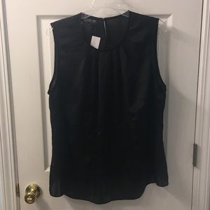 Jones New York Collection Black Sleeveless Top 16W