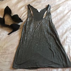 Sequined Old Navy tank top!