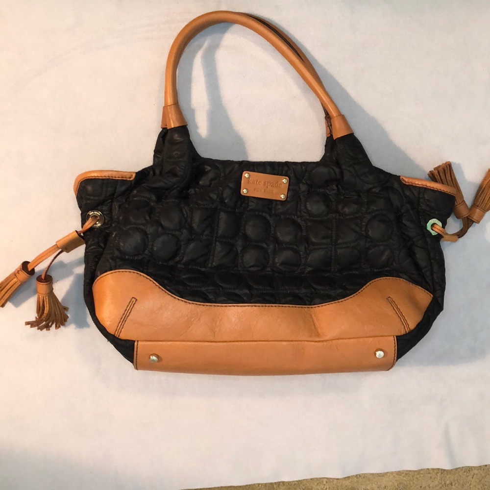 Kate Spade Quilted black purse