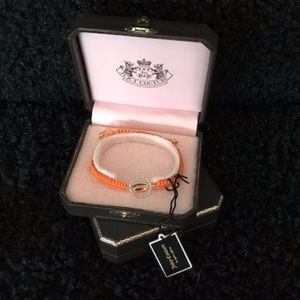 Ret. JUICY COUTURE Orange Crown Adjust. BRACELET