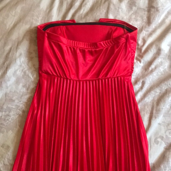 Red Jeweled Ball Gown - Picture 2 of 5