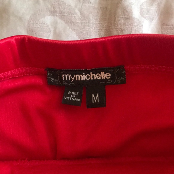 Red Jeweled Ball Gown - Picture 4 of 5