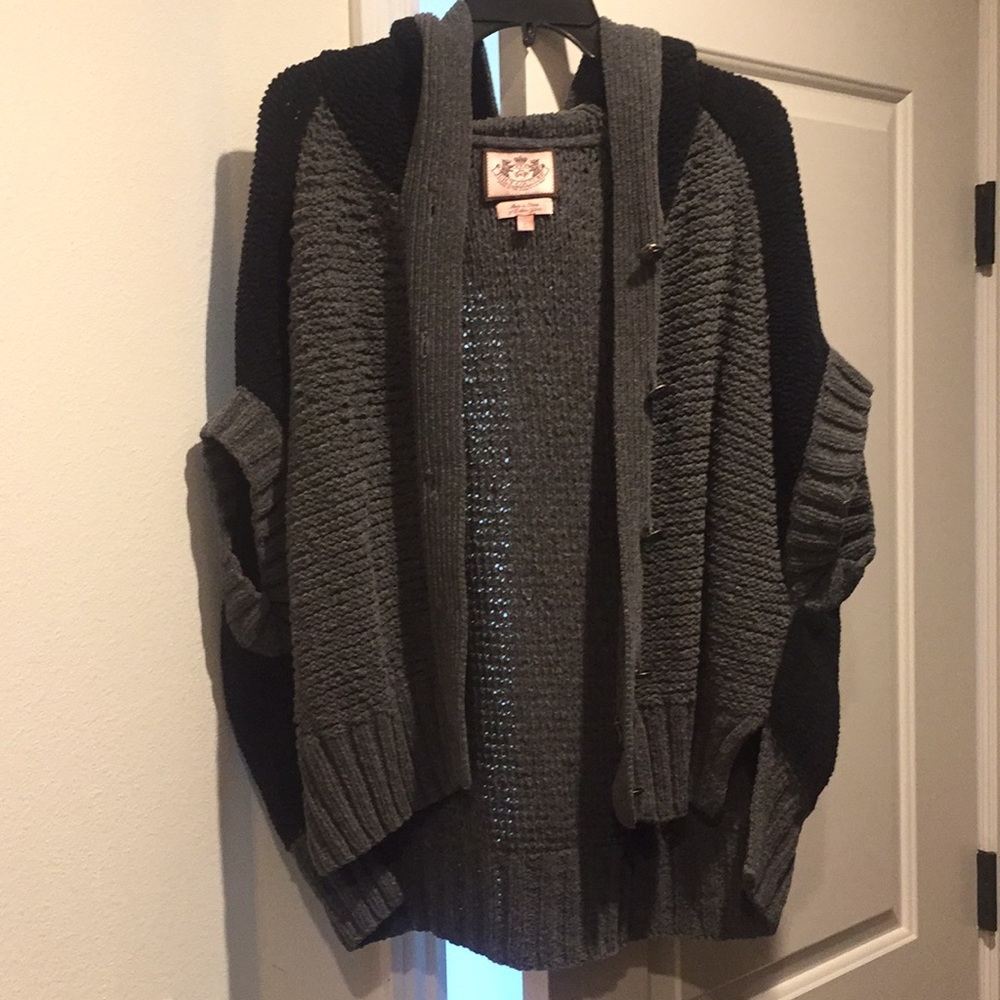 Juicy Couture Italian Yarn short sleeve cardigan