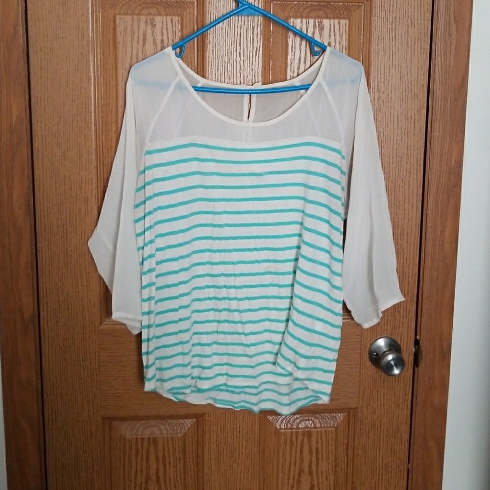 LC Striped Blouse