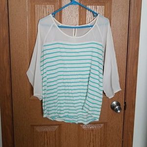 LC Striped Blouse