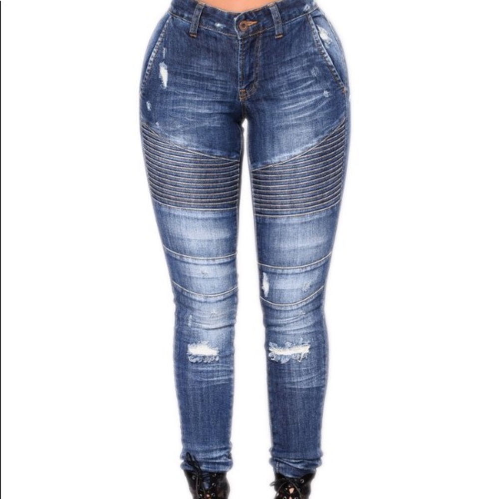Denim Moto jeans