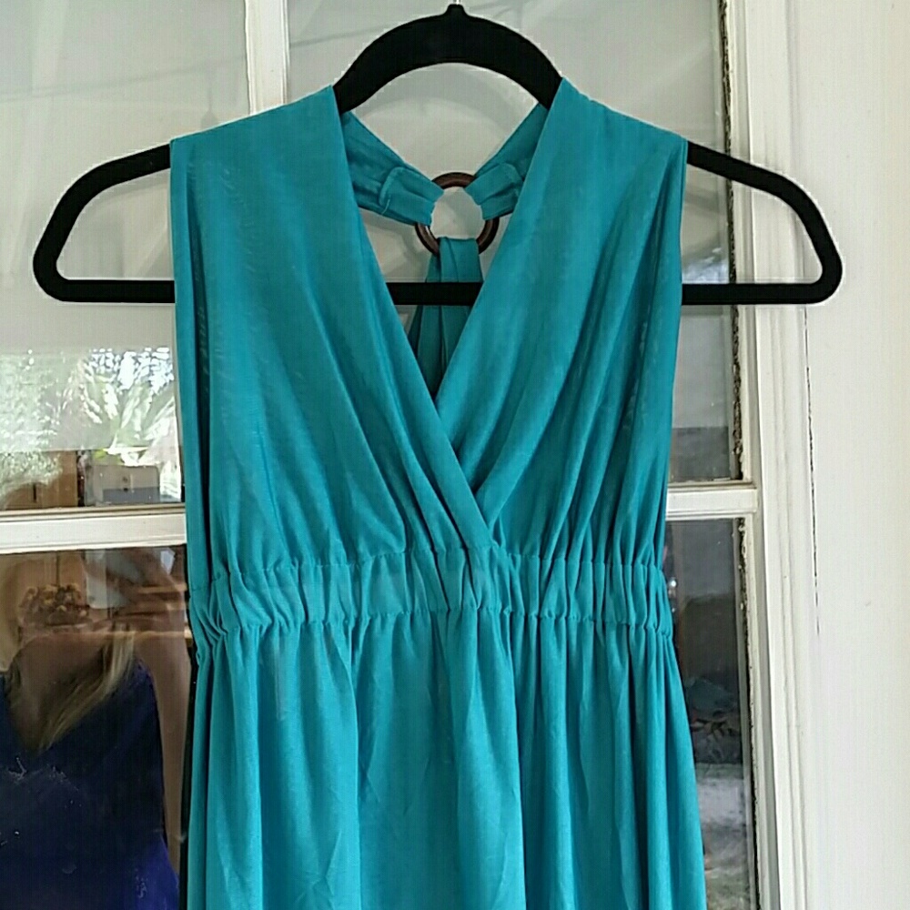 NWOT black or teal!  REAL SILK dresses.