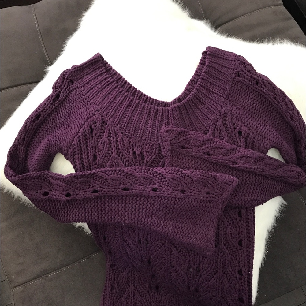 Purple sweater