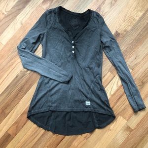 Subtly ombré long sleeve shirt