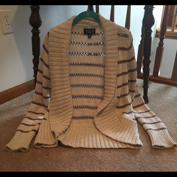 ❤️ American eagle sweater purple gray glitter medium - Picture 3 of 4