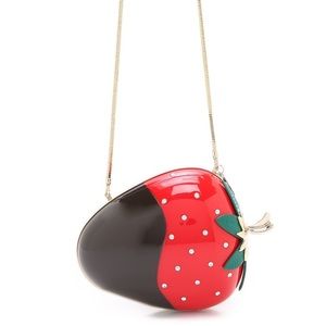 Rare Kate Spade Dipped Strawberry Clutch