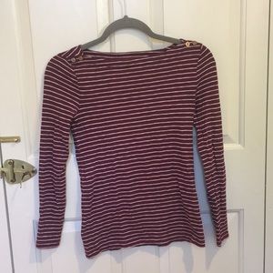 Cotton J. Crew striped tee