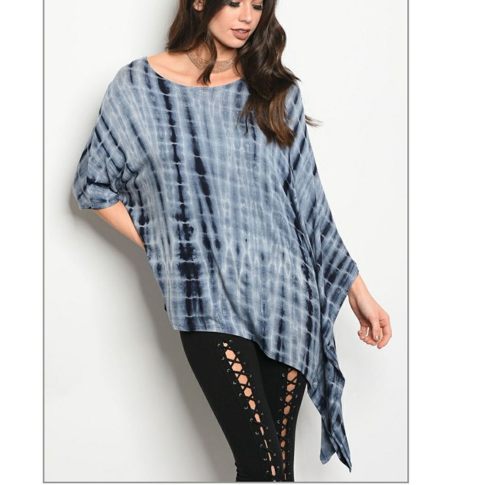 💚Tie dye Asymmetrical top