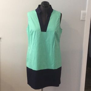 Sail to Sable Teal and Navy Dress NWT