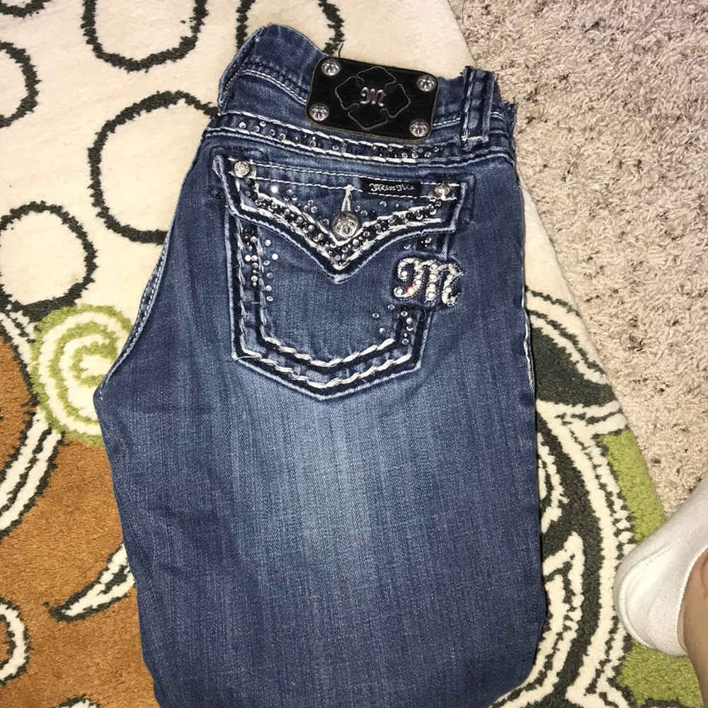 Medium Wash Miss Me Jeans