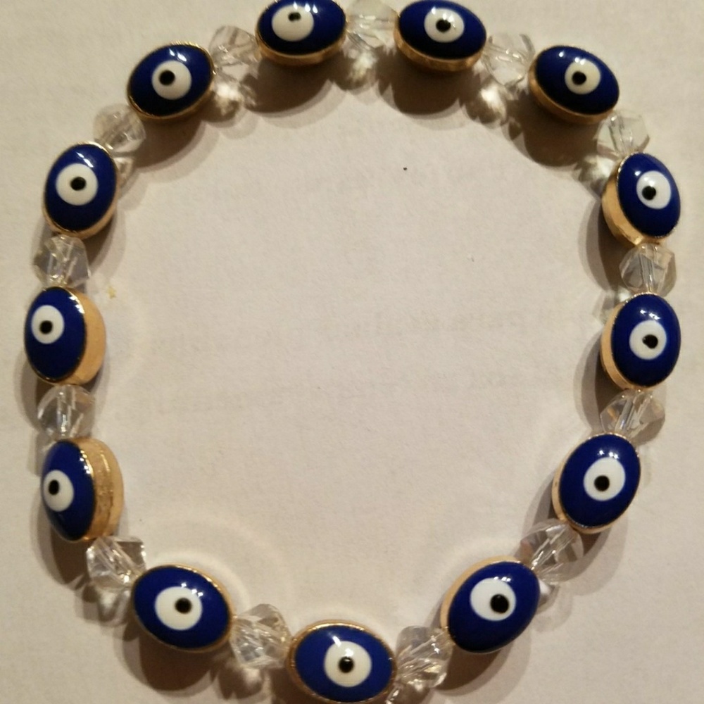 Swarovski crystal and Murano glass beaded braceles