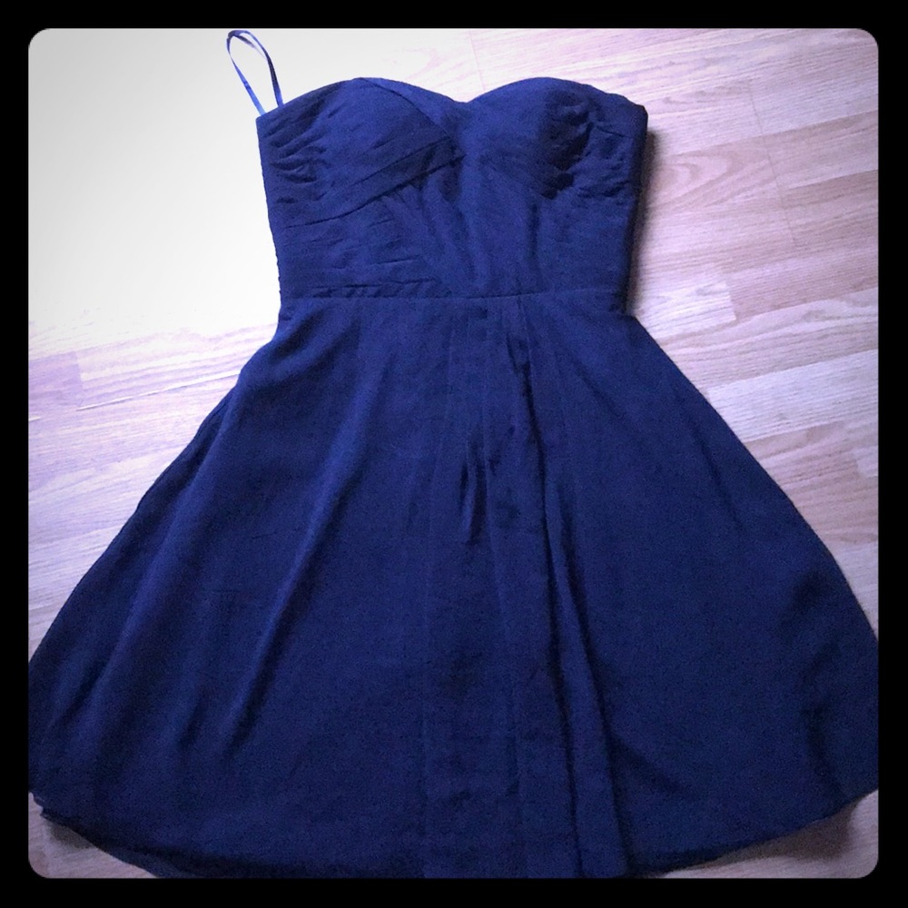 Navy Blue Brides made dress never worn