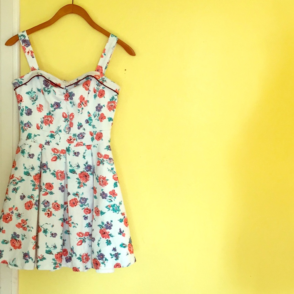 Floral 50s inspired dress