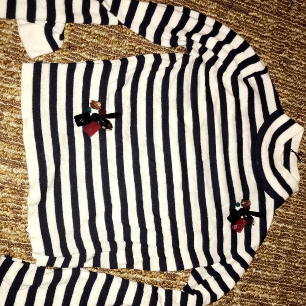 Zara Women’s cropped sweater with embellishment