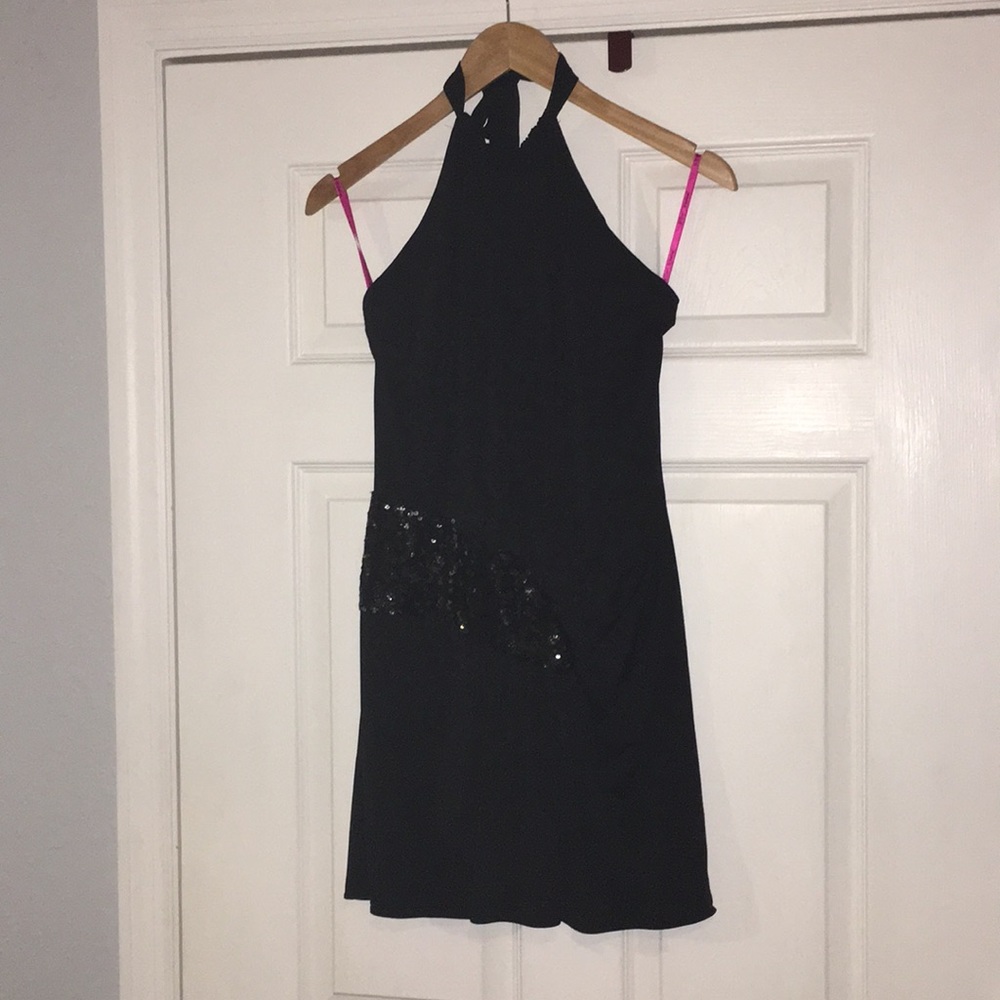 Betsey Johnson black dress with sequins