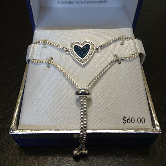 Brilliance Jewelry - **Sale*Brilliance silver plated heart bracelet
