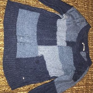 Women’s knitted sweater with patches hollister