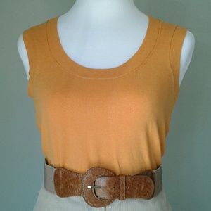 Banana Republic pumpkin colored top