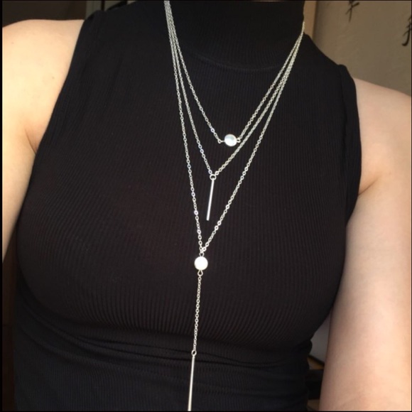 1 LEFT SALE‼️Gold/ Silver Layered Necklace - Picture 2 of 5