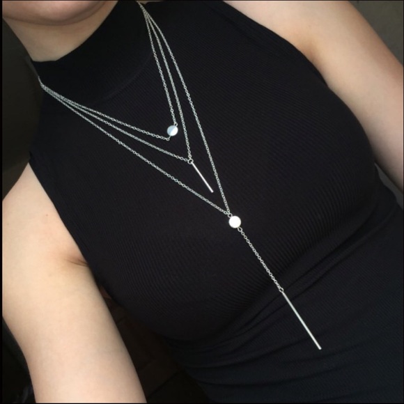 1 LEFT SALE‼️Gold/ Silver Layered Necklace - Picture 3 of 5