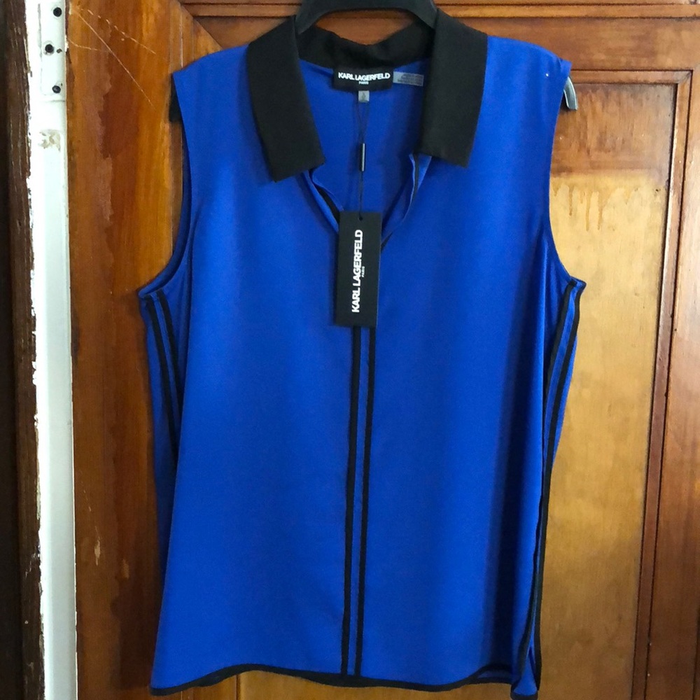 Colorblock sleeveless top