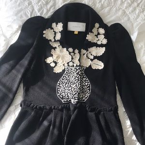 Anthropologie Leifsdottir black sweater