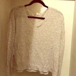 Hollister Knit Cropped Sweater.