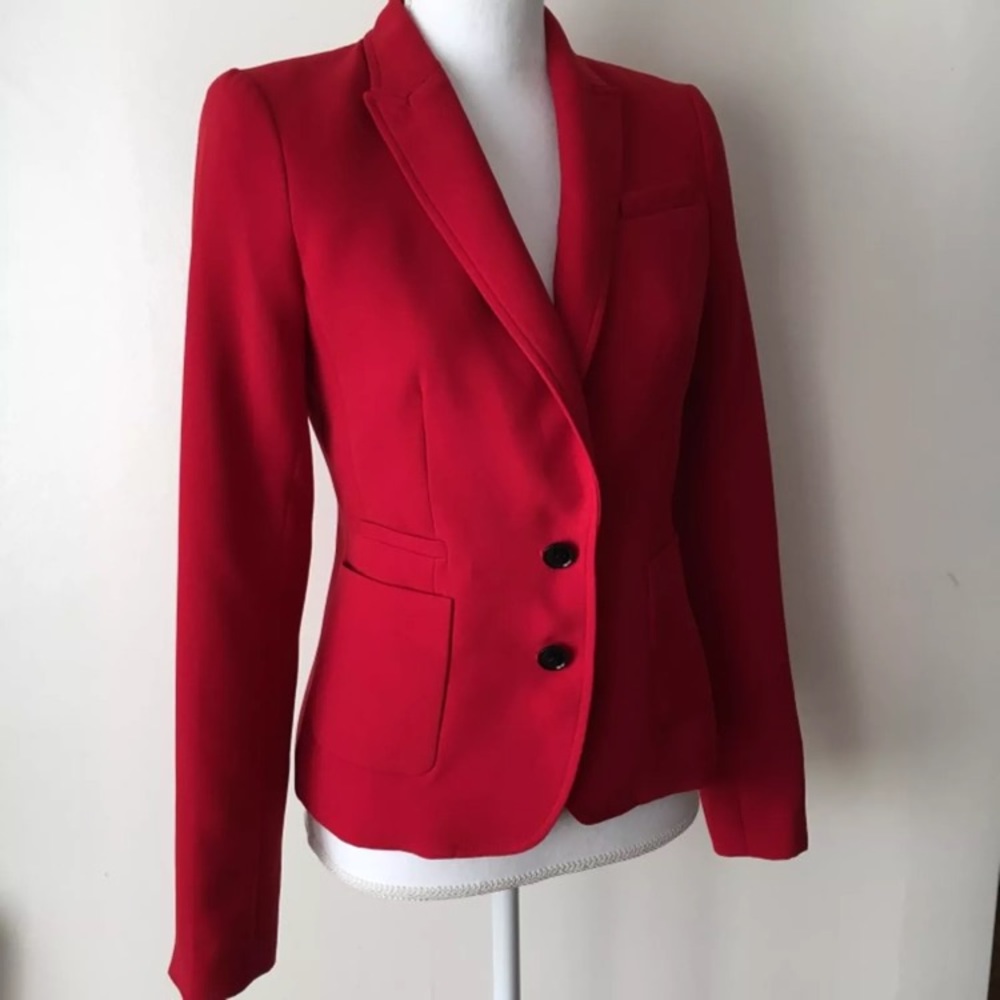 Banana Republic Red Blazer - Size 00P